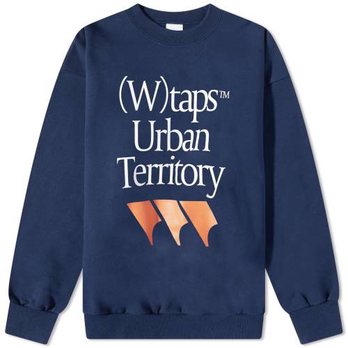 ダブルタップス クルー スウェット 紺色 ネイビー メンズ 【 WTAPS CREW NECK SWEAT / NAVY 】 メンズファッション トップス トレーナー