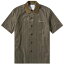 【★スーパーSALE★12/11深夜2時迄】サカイ ストライプ カーキ メンズ 【 SACAI CHALK STRIPE BOWLING SHIRT / KHAKI 】 メンズファッション トップス 89,500円