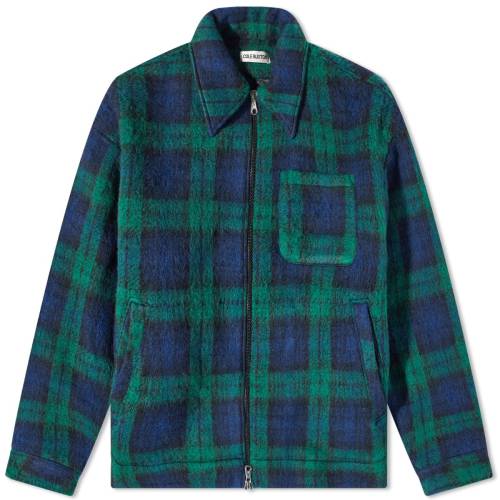 黒色 ブラック ウォッチ 時計 メンズ 【 COLE BUXTON COLE BUXTON FLANNEL OVERSHIRT / BLACK WATCH 】 メンズファッション コート ジャケット