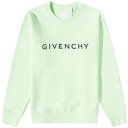 ジバンシィ ロゴ クルー スウェット 緑 グリーン スウェットトレーナー メンズ 【 GIVENCHY LOGO CREW SWEAT / MINT GREEN 】 メンズファッション トップス