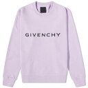 ジバンシィ ロゴ クルー スウェット スウェットトレーナー メンズ 【 GIVENCHY LOGO CREW SWEAT / LILAC 】 メンズファッション トップス