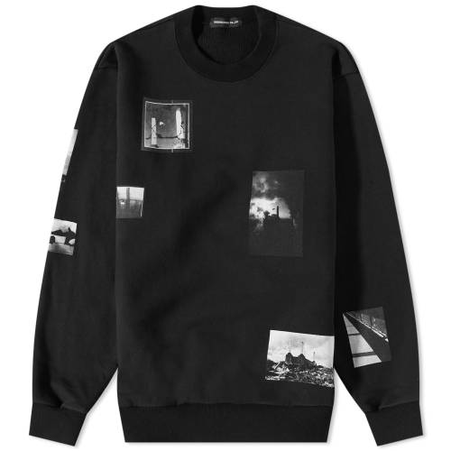 アンダーカバー クルー スウェット 黒色 ブラック スウェットトレーナー メンズ 【 UNDERCOVER PHOTOGRAPH CREW SWEAT / BLACK 】 メンズファッション トップス