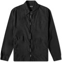 黒色 ブラック メンズ 【 UNDERCOVERISM ZIP SHIRT / BLACK 】 メンズファッション トップス