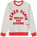 スリム クルー スウェット パール 灰色 グレー スウェットトレーナー メンズ 【 KENZO PARIS KENZO PARIS RUE VIVIENNE SLIM CREW SWEAT / PEARL GREY 】 メンズファッション トップス