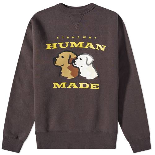 ヒューマンメイド クルー スウェット 黒色 ブラック スウェットトレーナー メンズ 【 HUMAN MADE HUMAN MADE DOGS CREW SWEAT / BLACK 】 メンズファッション トップス