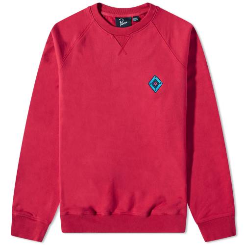 ダイヤモンド ロゴ クルー スウェット 紫 パープル ピンク スウェットトレーナー メンズ 【 BY PARRA BY PARRA DIAMOND BLOCK LOGO CREW SWEAT / PURPLE PINK 】 メンズファッション トップス