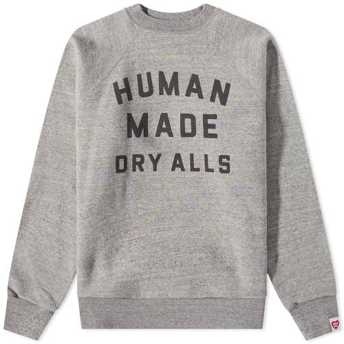 ヒューマンメイド クルー スウェット 灰色 グレー メンズ 【 HUMAN MADE HUMAN MADE DRY ALLS CREW NECK SWEAT / GREY 】 メンズファッション トップス トレーナー