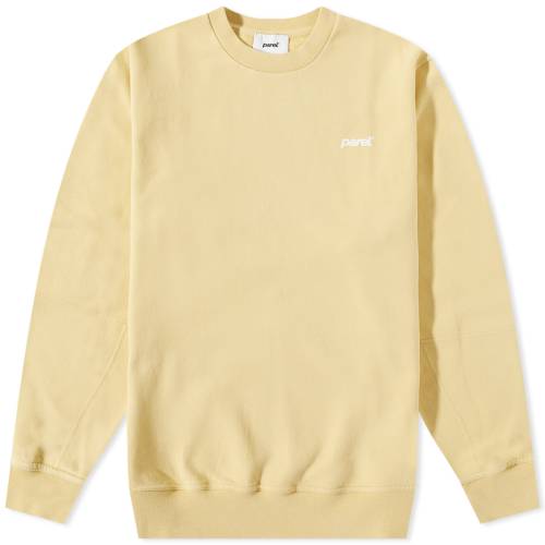 クルー スウェット 黄色 イエロー メンズ 【 PAREL STUDIOS PAREL STUDIOS BP CREW NECK SWEAT / YELLOW 】 メンズファッション トップス トレーナー