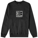 ラスベート ロゴ クルー スウェット 黒色 ブラック スウェットトレーナー メンズ 【 PACCBET LOGO CREW SWEAT / BLACK 】 メンズファッション トップス