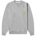 クルー スウェット 灰色 グレー END. スウェットトレーナー メンズ 【 HIKERDELIC X BELSKY CREW SWEAT / GREY MARL 】 メンズファッション トップス