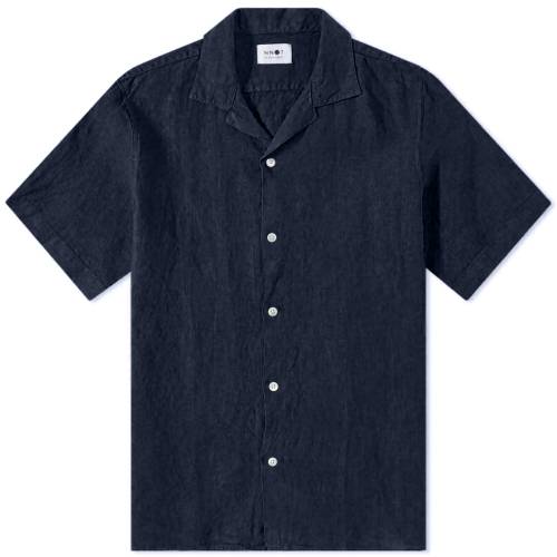 m[iVieBgD[TEUZu F lCr[ F u[ Y y NN07 OLE VACATION SHIRT / NAVY BLUE z Yt@bV gbvX