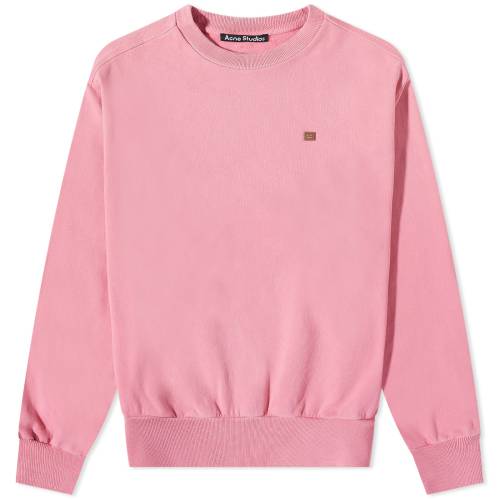 アクネストゥディオズ クルー スウェット ピンク スウェットトレーナー メンズ 【 ACNE STUDIOS ACNE STUDIOS FIAH FADE FACE CREW SWEAT / BUBBLEGUM PINK 】 メンズファッション トップス