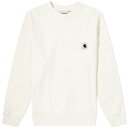 カーハート ダブリューアイピー クルー スウェット 白色 ホワイト スウェットトレーナー レディース 【 CARHARTT WIP CARHARTT WIP NELSON CREW SWEAT / WHITE 】 レディースファッション トップス