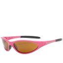 ピンク レディース 【 MARINE SERRE MARINE SERRE MS X VUARNET INJECTED VISIONIZER / PINK 】 バッグ 眼鏡 サングラス