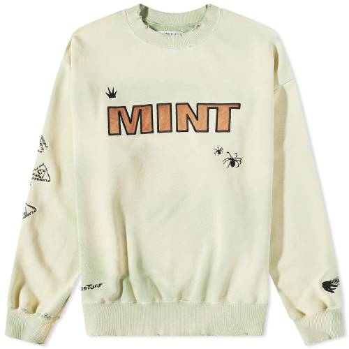 フラグスタフ クルー スウェット スウェットトレーナー メンズ 【 FLAGSTUFF BORO CREW SWEAT / MINT 】 メンズファッション トップス