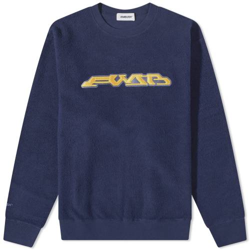 アンブッシュ グラフィック クルー スウェット 青色 ブルー スウェットトレーナー メンズ 【 AMBUSH GRAPHIC CREW SWEAT / BLUE 】 メンズファッション トップス