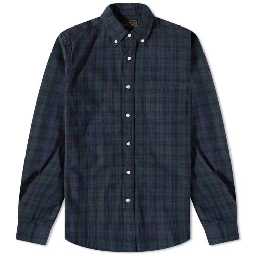 r[X F CfBS F ubN EHb` v Y y BEAMS PLUS BEAMS PLUS INDIGO TARTAN CHECK SHIRT / BLACK WATCH z Yt@bV gbvX