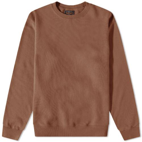 ビームス クルー スウェット 茶色 ブラウン メンズ 【 BEAMS PLUS BEAMS PLUS CREW NECK SWEAT / BROWN 】 メンズファッション トップス トレーナー