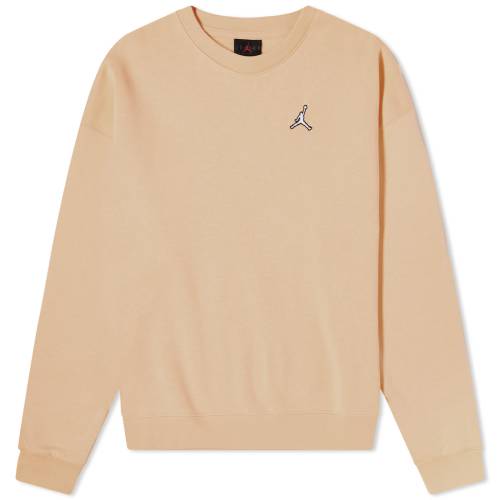 ナイキ フリース クルー スウェット エアジョーダン スウェットトレーナー レディース 【 AIR JORDAN AIR JORDAN ESSENTIAL FLEECE CREW SWEAT / DESERT 】 レディースファッション トップス