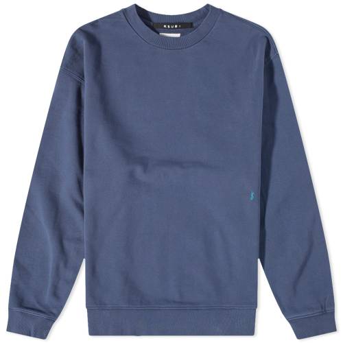 スビ クルー スウェット スウェットトレーナー メンズ 【 KSUBI 4X4 BIGGIE CREW SWEAT / MIDNIGHT 】 メンズファッション トップス