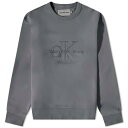 カルバンクライン クルー スウェット 黒色 ブラック スウェットトレーナー メンズ 【 CALVIN KLEIN CALVIN KLEIN MONOLOGO WASHED CREW SWEAT / WASHED BLACK 】 メンズファッション トップス