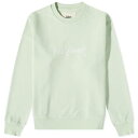 青色 ブルー スウェット メンズ 【 BLUE FLOWERS BLUE FLOWERS PENCRAFT SWEAT / PALE MINT 】 メンズファッション トップス トレーナー