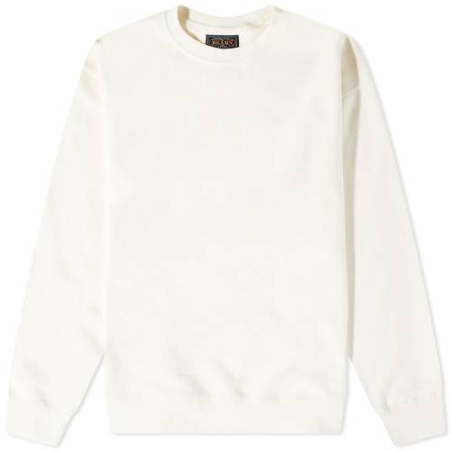 ビームス クルー スウェット 白色 ホワイト メンズ 【 BEAMS PLUS BEAMS PLUS CREW NECK SWEAT / OFF WHITE 】 メンズファッション トップス トレーナー