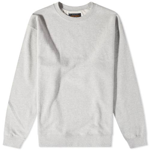 ビームス クルー スウェット ヘザー 灰色 グレー メンズ 【 BEAMS PLUS BEAMS PLUS CREW NECK SWEAT / HEATHER GREY 】 メンズファッション トップス トレーナー