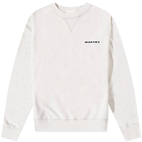 イザベルマランエトワール クルー スウェット スウェットトレーナー メンズ 【 ISABEL MARANT ISABEL MARANT MIKIS CREW SWEAT / ECRU 】 メンズファッション トップス