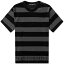 ޥޥɥ ٥ ȥ饤 T  ֥å 㥳 &  MASTERMIND WORLD MASTERMIND WORLD VELOUR STRIPE T-SHIRT / BLACK &CHARCOAL  󥺥եå ȥåץ å