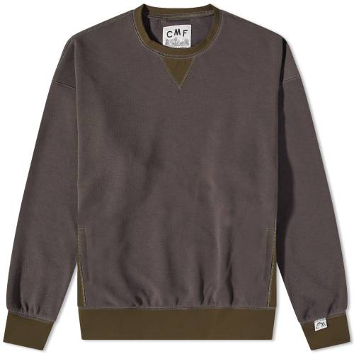 クルー スウェット カーキ スウェットトレーナー メンズ 【 CMF COMFY OUTDOOR GARMENT CMF COMFY OUTDOOR GARMENT RW CREW SWEAT / KHAKI 】 メンズファッション トップス