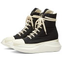 リック・オウエンス・ダークシャドウ ブーツ 黒色 ブラック & スニーカー レディース 【 RICK OWENS DRKSHDW ABSTRACT BOOT BLACK MILK 】