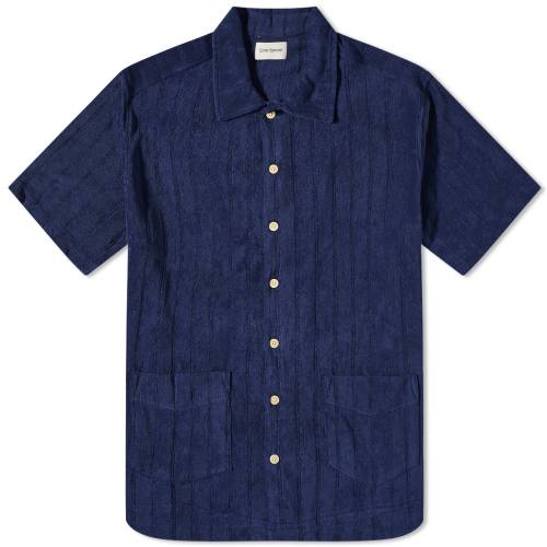 Io[XyT[ L[o X[u W[W[ F lCr[  Y y OLIVER SPENCER OLIVER SPENCER CUBAN SHORT SLEEVE JERSEY SHIRT / NAVY z Yt@bV gbvX