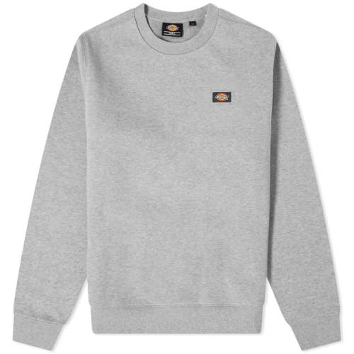 ディッキーズ クルー スウェット 灰色 グレー スウェットトレーナー メンズ 【 DICKIES OAKPORT CREW SWEAT / GREY MELANGE 】 メンズファッション トップス