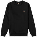 ディッキーズ クルー スウェット 黒色 ブラック スウェットトレーナー メンズ 【 DICKIES OAKPORT CREW SWEAT / BLACK 】 メンズファッション トップス