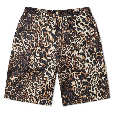 MKI ショーツ ハーフパンツ 茶 ブラウン 【 BROWN MKI LEOPARD SHORTS 】 メンズファッション ズボン パンツ