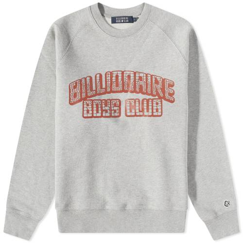 クラブ カレッジ クルー スウェット ヘザー 灰色 グレー ビリオネアボーイズクラブ スウェットトレーナー メンズ 【 BILLIONAIRE BOYS CLUB BILLIONAIRE BOYS CLUB COLLEGE CREW SWEAT / HEATHER GREY 】 メンズファ