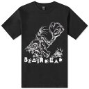 Tシャツ 黒色 ブラック メンズ 【 BRAIN DEAD BRAIN DEAD MONSTER MASH T-SHIRT / BLACK 】 メンズファッション トップス カットソー