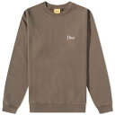 クラシック ロゴ クルー スウェット スウェットトレーナー メンズ 【 DIME CLASSIC SMALL LOGO CREW SWEAT / DRIFTWOOD 】 メンズファッション トップス