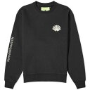 ロゴ クルー スウェット 黒色 ブラック 白色 ホワイト スウェットトレーナー & メンズ 【 NEW AMSTERDAM SURF ASSOCIATION NEW AMSTERDAM SURF ASSOCIATION LOGO CREW SWEAT / BLACK & WHITE 】 メンズファッション トップ