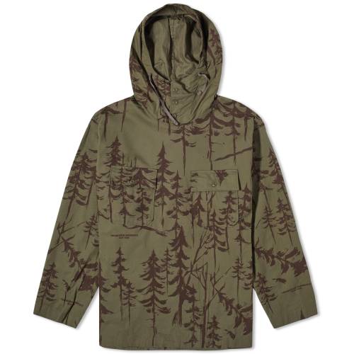 エンジニアードガーメンツ オリーブ フォレスト メンズ 【 ENGINEERED GARMENTS ENGINEERED GARMENTS CAGOULE SHIRT / OLIVE FOREST PRINT 】 メンズファッション コート ジャケット