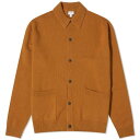 サンスペル ニット ジャケット キャメル メンズ 【 SUNSPEL LAMBSWOOL KNIT JACKET / DARK CAMEL 】 メンズファッション トップス カーディガン