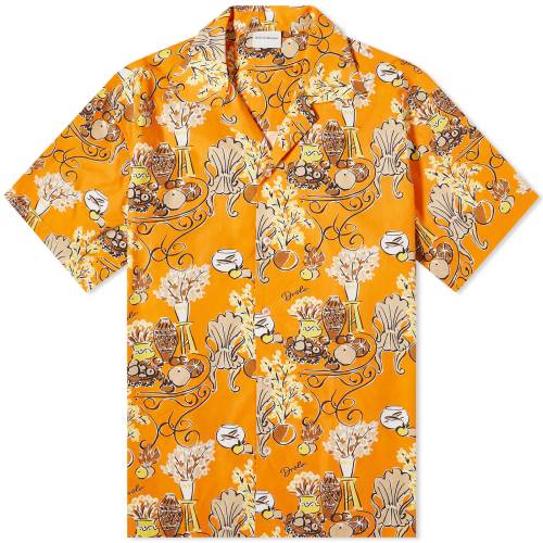 楽天スニケスドロールドムッシュ 橙 オレンジ DRôLE TR]ERRACE メンズ 【 DROLE DE MONSIEUR DE MONSIEUR VACATION SHIRT / ORANGE 】 メンズファッション トップス