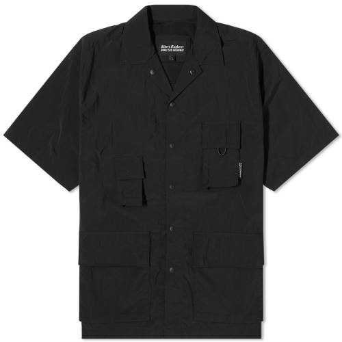 X[u F ubN  Y y UNIFORM BRIDGE UNIFORM BRIDGE MULTI POCKET SHORT SLEEVE SHIRT / BLACK z Yt@bV gbvX