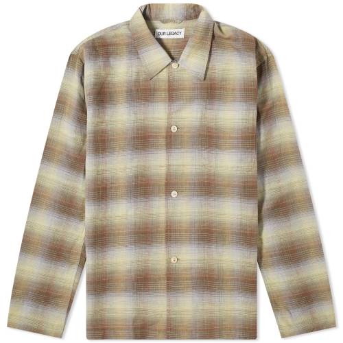 アワーレガシー レガシー ボックス 茶色 ブラウン メンズ 【 OUR LEGACY OUR LEGACY BOX SHIRT / BROWN 】 メンズファッション トップス