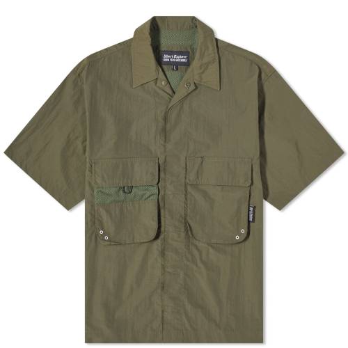 X[u I[u Y y UNIFORM BRIDGE UNIFORM BRIDGE MESH POCKET SLEEVE SHIRT / OLIVE z Yt@bV gbvX