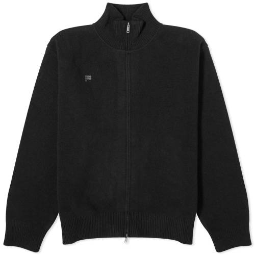 楽天スニケストレーナー 黒色 ブラック メンズ 【 PANGAIA RECYCLED CASHMERE COMPACT ZIPPED SWEATER / BLACK 】 メンズファッション トップス ニット セーター