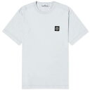 ストーンアイランド Tシャツ スカイ 青色 ブルー メンズ 【 STONE ISLAND STONE ISLAND PATCH T-SHIRT / SKY BLUE 】 メンズファッション トップス カットソー