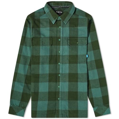 Ju[ Y y KAVU NORTHLAKE OVERSHIRT / DARK PINES z Yt@bV gbvX