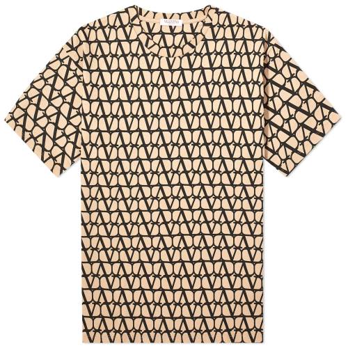 ヴァレンティノ アイコン Tシャツ ベージュ メンズ 【 VALENTINO ICON OVERSIZED TEE / BEIGE 】 メンズファッション トップス カットソー